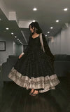 Barkha’s Black Coloured Anarkali Suit Set