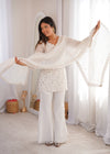 Designer Teal Ethnic Suit Set with Intricate Embroidery