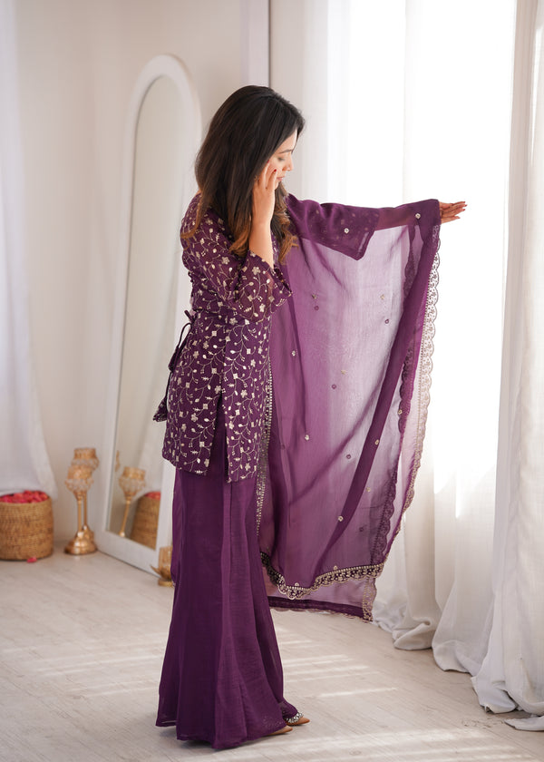 Designer Teal Ethnic Suit Set with Intricate Embroidery