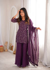 Designer Teal Ethnic Suit Set with Intricate Embroidery