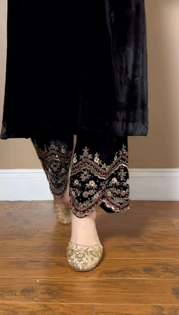 Viscos Velvet Fancy suit set