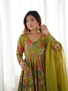 Nilam Mahendi Kediya Style Designer Plazzo Pair