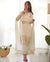 White Designer Embroidery Pure Organza Anarkali Gown