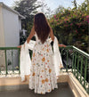 White Premium Anarkali Gown with Elegant Dupatta Set