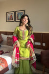 Vartika Neon Colour Sharara Suit