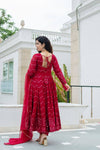 Trupti Marron Coloured Anarkali Suit Set