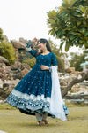 Zenny Embroidery Worked Anarkali Suit Set