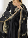 Neha Black Premium Anarkali Suit Set
