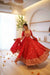 Royal Red Trendy Anarkali Gown with Dupatta