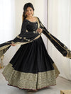 Neha Black Premium Anarkali Suit Set