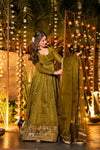 Myra Mehendi Anarkali Suit Set