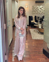 Pink Embracing Style and Grace in a Striking Ensemble