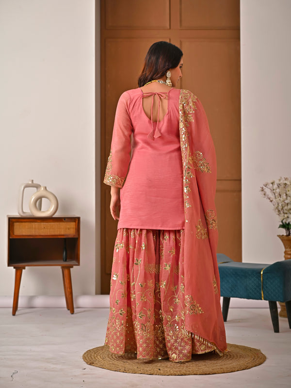Jinal Designer Premium Sharara Suit Set