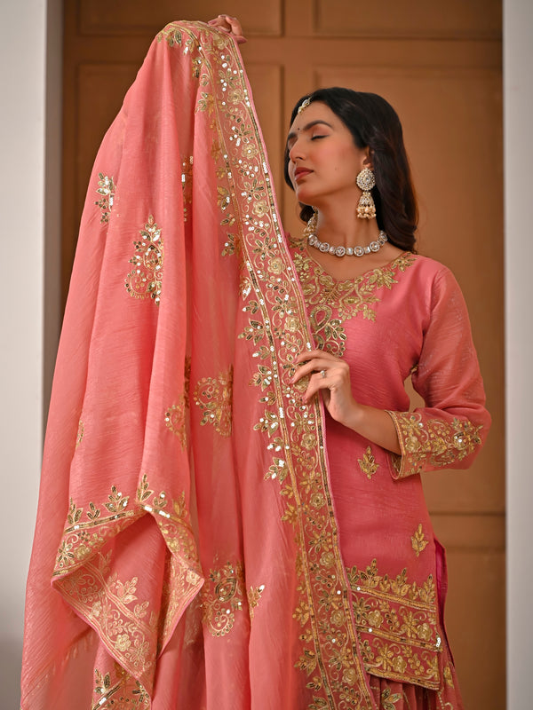Jinal Designer Premium Sharara Suit Set