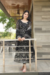 Damini's Black Coloured Anarkali Suit Set