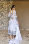 Aditi's White Coloured Anarkali Suit Set