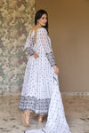 Aditi's White Coloured Anarkali Suit Set