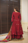 Divine Maslin Anarkali Style Plazzo Suit Set