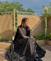 Aakansha Black Anarkali Suit Set