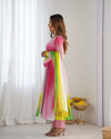 Trending Multi Colour Pure Georgette Anarkali