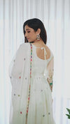 Nayra White Premium Quality Anarkali Suit Set